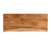 vidaXL Encimera de Baño Rectangular, Tablero de Tocador, Encimera de Lavabo, Tablero para Armario, Madera Maciza de Acacia 140x60x3,8 cm