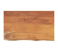 vidaXL Encimera de baño Rectangular Madera Maciza Acacia 100x60x2,5 cm