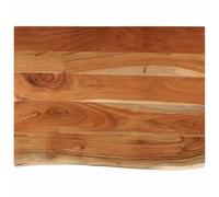 vidaXL Encimera de Baño Rectangular, Tablero de Tocador, Encimera de Lavabo, Tablero para Armario, Madera Maciza de Acacia 70x60x2,5 cm
