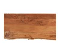 vidaXL Encimera de baño Rectangular Madera Maciza Acacia 120x60x2,5 cm