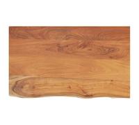 vidaXL Encimera de Baño Rectangular, Tablero de Tocador, Encimera de Lavabo, Tablero para Armario, Madera Maciza de Acacia 90x60x2,5 cm