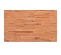 vidaXL Encimera de Baño, Tablero de Lavabo Estante, Encimera de Tocador Armario, Encimera para Casa, Madera Maciza de Haya 100x60x4 cm