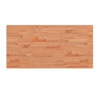 vidaXL Encimera de Baño, Tablero de Lavabo Estante, Encimera de Tocador Armario, Encimera para Casa, Madera Maciza de Haya 100x50x2,5 cm
