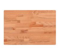 vidaXL Encimera de Baño, Tablero de Lavabo Estante, Encimera de Tocador Armario, Encimera para Casa, Madera Maciza de Haya 80x40x4 cm