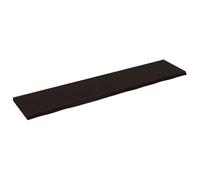 vidaXL Encimera de Baño, Tablero de Mueble Armario Tocador, Superficie de Mesa Escritorio, Estantería para Casa, Madera Maciza Tratada Marrón Oscuro