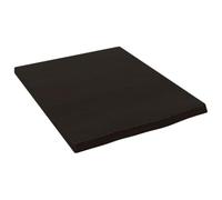 vidaXL Encimera de Baño, Tablero de Mueble Armario Tocador, Superficie de Mesa Escritorio, Estantería para Casa, Madera Maciza Tratada Marrón Oscuro