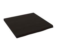 vidaXL Encimera de Baño, Tablero de Mueble Armario Tocador, Superficie de Mesa Escritorio, Estantería para Casa, Madera Maciza Tratada Marrón Oscuro