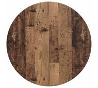 vidaXL Encimera Madera Vieja 70 x 70 x 1,5 cm Madera contrachapada, Mesa Redonda Elegante, diseño Minimalista, Superficie Ideal para Comer, Madera Resistente, Acabado Suave