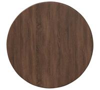 vidaXL Encimera Marrón Roble 40 x 40 x 1,5 cm Madera de ingeniería, Una Mesa de jardín Redonda, Moderna para Exteriores, Muebles de terraza, Superficie Resistente de Madera