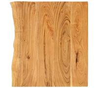 vidaXL Encimera para Armario Tocador Baño Lavabo Tablero Superficie Mesa Mueble Ducha Bañera Flotante 58x52x2,5 cm Madera Maciza Acacia