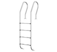 vidaXL Escalera para Piscina Acero Inoxidable 304 54x38x184,5 cm