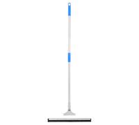 vidaXL Escobilla de Suelo Acero y Goma 45,5x119,5 cm, escobilla espátula Goma para Suelos, escobilla de Goma para Pisos, escobilla de Goma para Pisos de Garaje