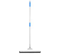 vidaXL Escobilla de suelo acero y goma 55x119,5 cm, escobilla espátula goma para suelos, escobilla de goma para pisos, escobilla de goma para pisos de garaje