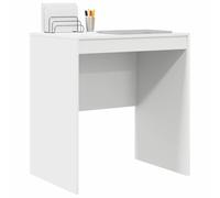 vidaXL Escritorio Moderno Rectangular con Cajón – Madera Compactada Blanca 70x50x76 cm