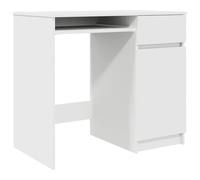 vidaXL Escritorio Blanco 86x49x76 cm Madera de ingeniería