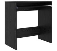 vidaXL Escritorio Compacto de Roble Negro para Oficina en Casa | Madera de Ingeniería | Estilo Minimalista | Amplio Almacenamiento | Uso Interior | Muebles Modernos