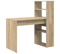 vidaXL Escritorio con Almacenamiento Roble de Sonoma 113x54x120 cm Madera Engineered