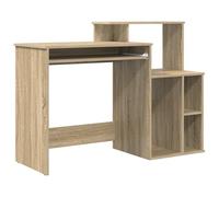 vidaXL Escritorio con Almacenamiento Roble de Sonoma 120.5x44x88.5 cm Madera elaborada