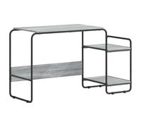 vidaXL Escritorio con Almacenamiento Sonoma Gris 131,5 x 50 x 75,5 cm