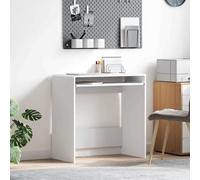 vidaXL Escritorio de Computadora Blanco Madera Engineered Compacto