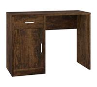 vidaXL Escritorio con cajón y Armario contrachapada 100x40x73 cm