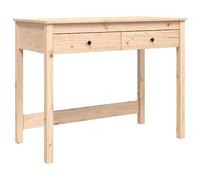 Escritorio con cajones madera maciza de pino 100x50x78 cm