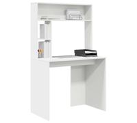 vidaXL Escritorio con Estante 91 x 50 x 149 cm Madera de ingeniería, Sala, Escritorio Moderno, Compacto, Mesa de Estudio, Espacio Duradero, Funcional y Estiloso