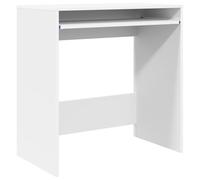 vidaXL Escritorio de Computadora Blanco Madera Engineered Compacto