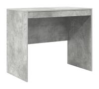 vidaXL Escritorio de Computadora Gris Concreto Tablero MDF 90 x 50 x 76 cm