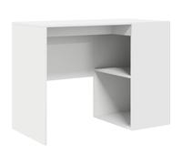 vidaXL Escritorio de Escritura Blanco Madera Mediano Almacenamiento