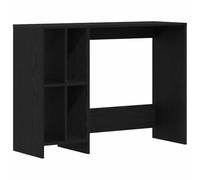 vidaXL Escritorio Negro Roble 102,5x35x75 cm Madera Ingenerizada