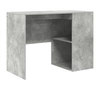 vidaXL Escritorio de Escritura Gris concreto Madera compuesta Compacto