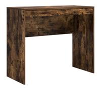 vidaXL Escritorio de Escritura Roble Ahumado Madera Ingenierizada