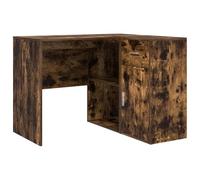 vidaXL Escritorio de Esquina Ahumado 102x88x75 cm Madera de Calidad
