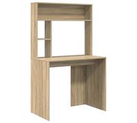 vidaXL Escritorio de estudio para el hogar, una mesa moderna, perfecta para un espacio de trabajo estudiantil fresco y práctico