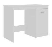 vidaXL Escritorio de Madera contrachapada Blanco 100x50x76 cm