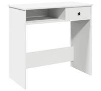 vidaXL Escritorio de Madera contrachapada Blanco 80x40x75 cm