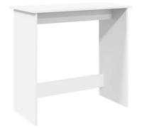 vidaXL Escritorio de Madera contrachapada Blanco 80x40x75 cm, Escritorio de Oficina, Mesa de Ordenador, Escritorio de Estudio