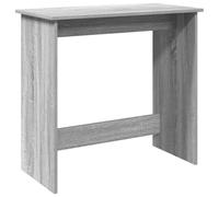 vidaXL Escritorio de oficina Madera de ingeniería Gris Sonoma 80x40x75 cm
