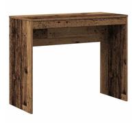 vidaXL Escritorio de madera contrachapada, madera envejecida 90x40x72 cm