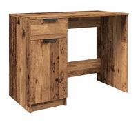 vidaXL Escritorio de madera contrachapada Madera Vieja 100x50x75 cm