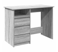 vidaXL Escritorio de Madera de ingeniería Gris Sonoma 102x50x75 cm