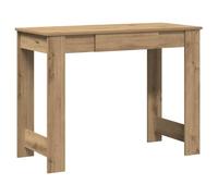 vidaXL Escritorio de Madera de ingeniería Roble Artisan 100x45x75 cm, Escritorio de Oficina, Mesa de Ordenador, Escritorio de Estudio