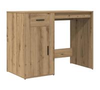 vidaXL Escritorio de Madera de ingeniería Roble Artisan 100x49x75 cm, Escritorio de Oficina, Mesa de Estudio, Muebles de despacho, Mesa de Ordenador