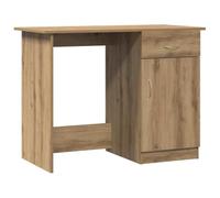 vidaXL Escritorio Roble Artisan de madera de ingeniería 100x50x76 cm