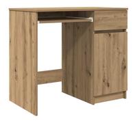 vidaXL Escritorio de Madera de ingeniería Roble Artisan 86x49x76 cm, Escritorio de Oficina, Escritorio de Estudio, Escritorio de Trabajo