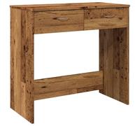 vidaXL Escritorio de Madera ingeniería Madera Envejecida 80x40x75 cm