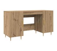 vidaXL Escritorio Ejecutivo Moderno para el Hogar, Grande, Rectangular, con Almacenamiento Amplio y Diseño Contemporáneo