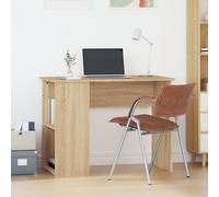 vidaXL escritorio escritorios escritorio de oficina escritorio de ordenador mesa de estudio muebles de despacho muebles de oficina de escritorio escritorio con almacenaje escritorio con estantes