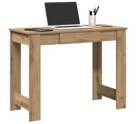 vidaXL Escritorio de Madera de ingeniería Roble Artisan 100x45x75 cm